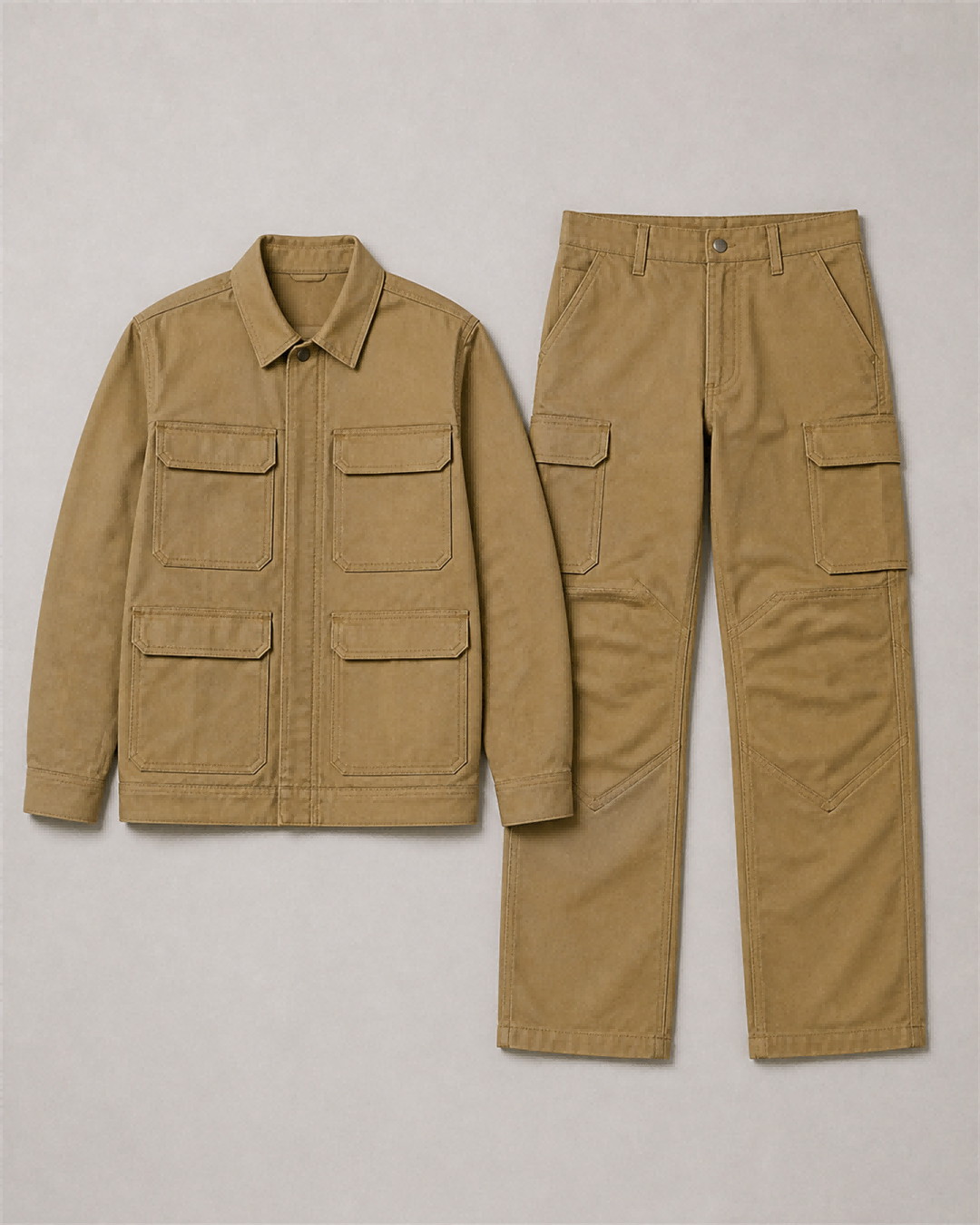 03-卡其多口袋工作服套装-整体平铺-概念图.png